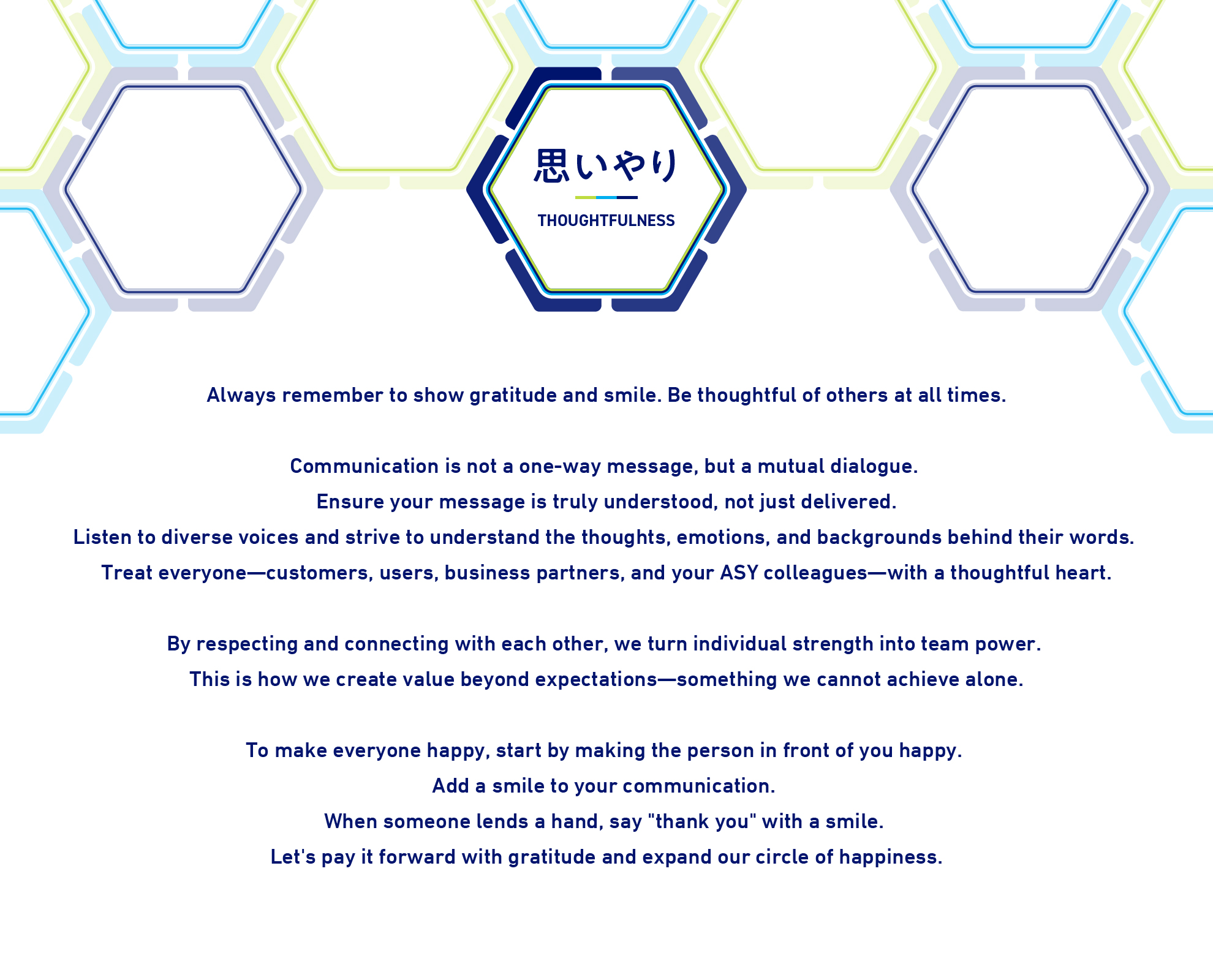 OUR VALUES