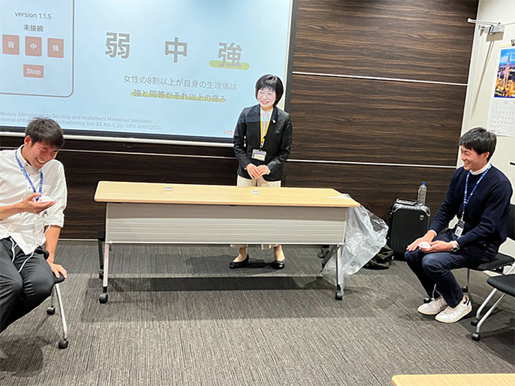社内イベントで「生理痛体験研修」を実施しました